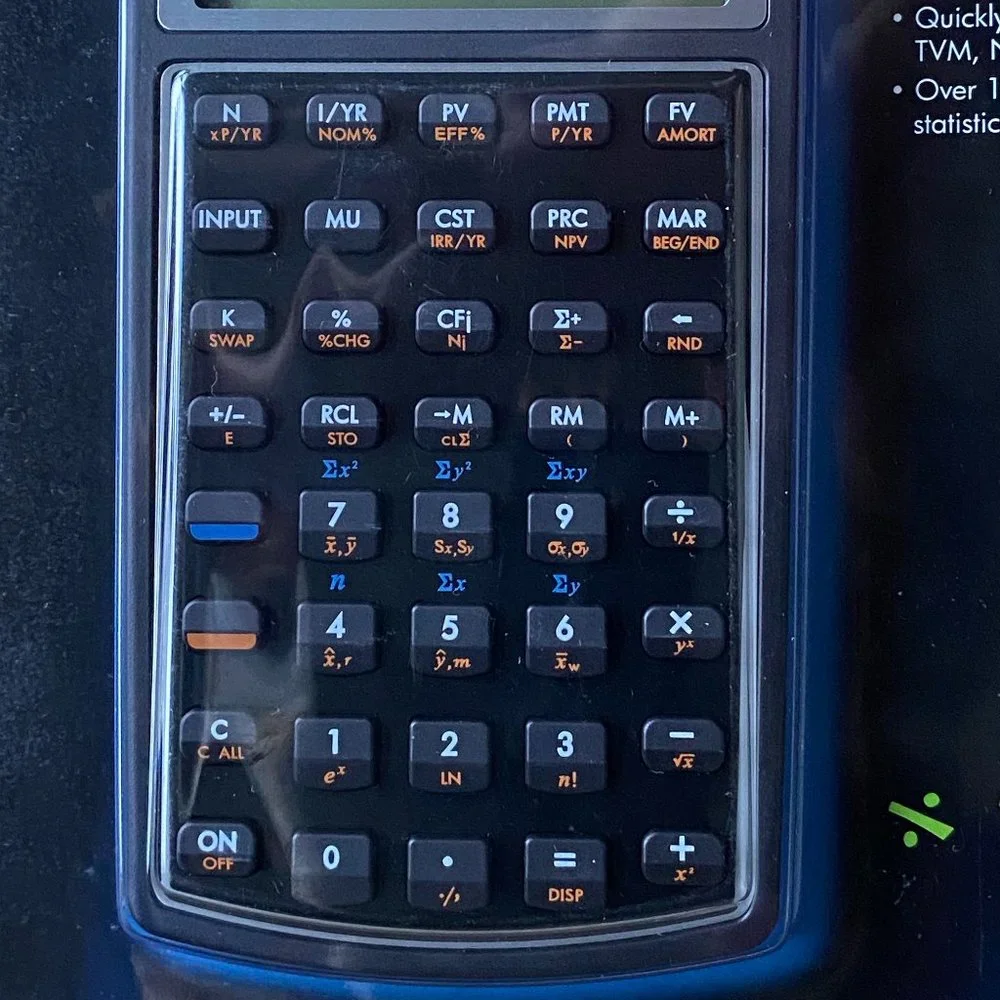 Hewlett Packard HP10bll Financial Calculator